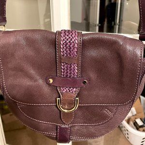 Aubergine Cole Haan Cross Body Bag